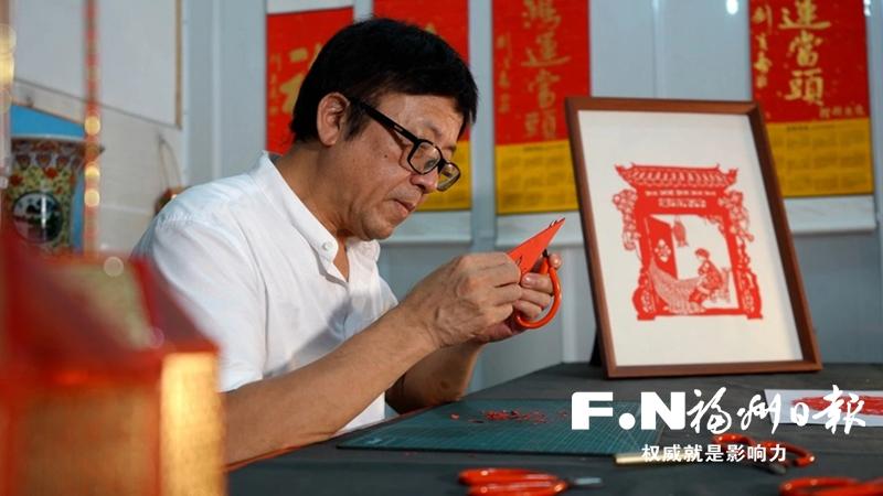 长乐民间艺人传承梅花剪纸艺术